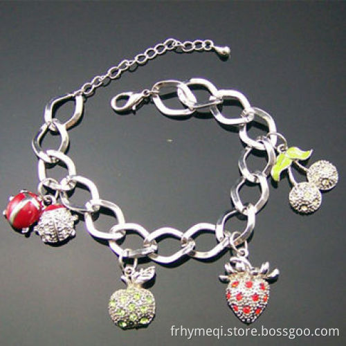 Fashionable Metal Alloy Lovely Bracelet, OEM and ODM Orders Accepted